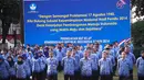 Tahun ini merupakan tahun terakhir pemerintahan Kabinet Indonesia Bersatu II, termasuk Menteri Pendidikan dan Kebudayaan (Mendikbud) M. Nuh, Jakarta, Minggu (17/8/14). (Liputan6.com/Faizal Fanani) 