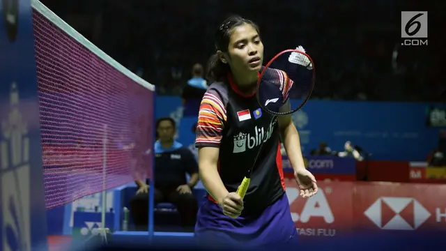 Gregoria Mariska Tunjung Kandas di Tangan Ratchanok Intanon