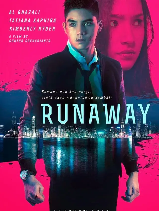 Poster film Runaway yang dibintangi Al Ghazali. (Foto: Dok. Maxima Pictures)