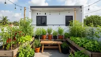 10 Inspirasi Kebun di Rooftop 3x3 Meter untuk Rumah Perkotaan Tanpa Halaman, Bikin Rumah Adem