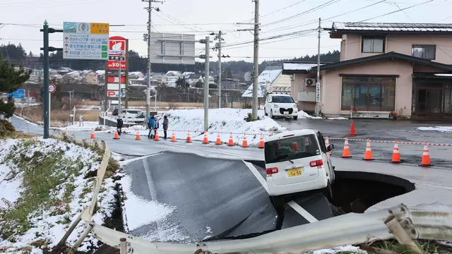 Gempa 7,5 Magnitudo Guncang Jepang, 30 Orang Terluka