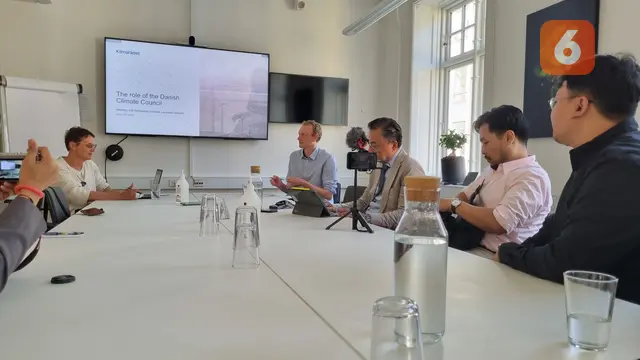 Danish Council on Climate Change, badan ahli independen yang memberikan nasihat tentang bagaimana transisi ke masyarakat rendah karbon dapat dilakukan dengan dapat dilakukan dengan biaya yang efektif.(Liputan6.com/Tanti Yulianingsih)