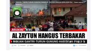 Penelusuran klaim video ribuan santri bakar Al Zaytun hingga rata dengan tanah