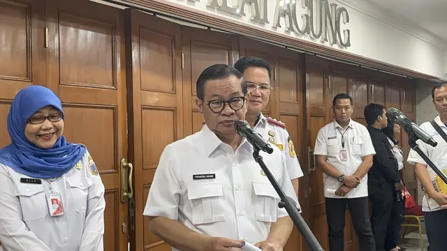 Gubernur DKI Jakarta Pramono Anung di Balai Kota DKI Jakarta, Rabu (29/10/2025).