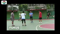Sandiaga Uno sempatkan olahraga lari dan basket jelang debat perdana capres dan cawapres.