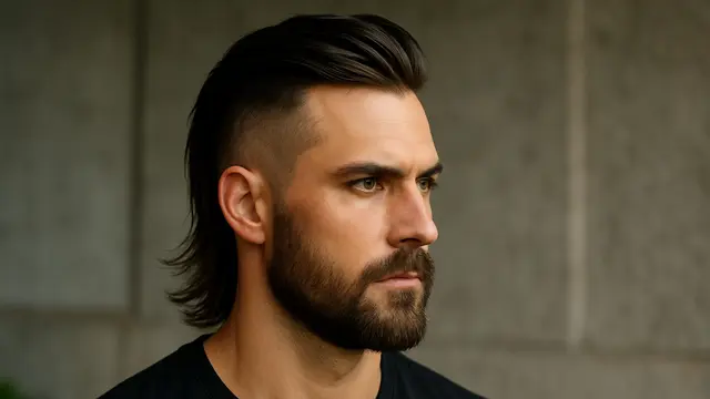 Model Rambut Pria Panjang Tipis Samping