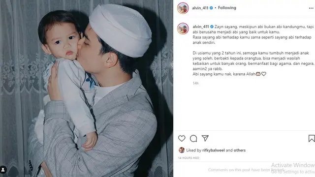Alvin Faiz (Foto: Instagram/@alvin_411)