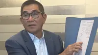 Hamdan Zoelva mengungkap hasil investigasi kasus dugaan penyiksaan dan eksploitasi mantan pemain sirkus di Oriental Circus Indonesia (OCI) pada 1997 silam. Hamdan saat itu merupakan tim kuasa hukum pendiri OCI. (Liputan6.com/Ady Anugrahadi)