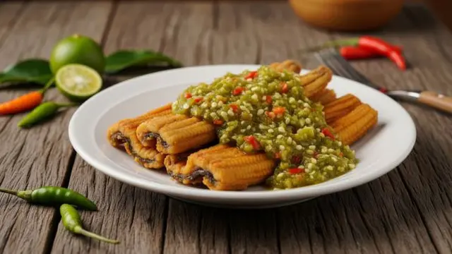 Belut Goreng Sambal Ijo