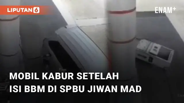 Beredar video viral terkait kaburnya mobil dari SPBU, kejadian ini terekam CCTV. Kejadian tersebut berlangsung di SPBU Jiwan Madiun