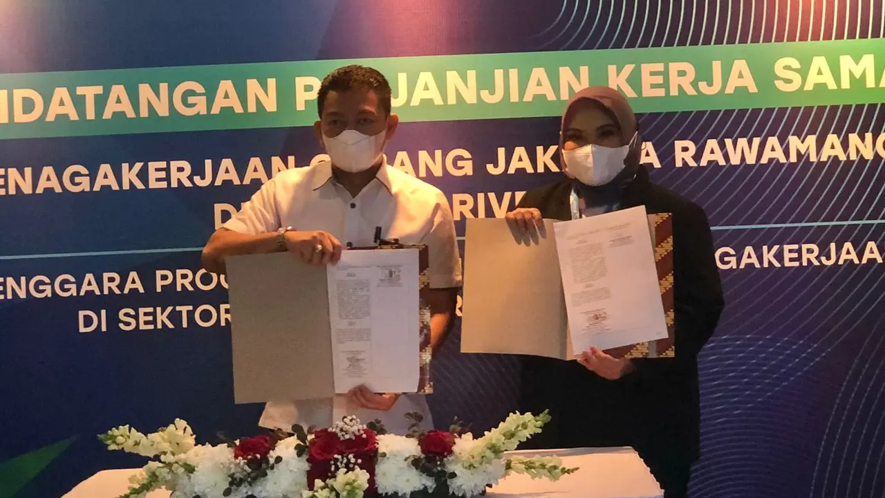 inDriver menggandeng BPJS Ketenagakerjaan menandatangani Perjanjian Kerja Sama, inisiatif untuk membantu pengemudi bergabung dalam program jaminan sosial.