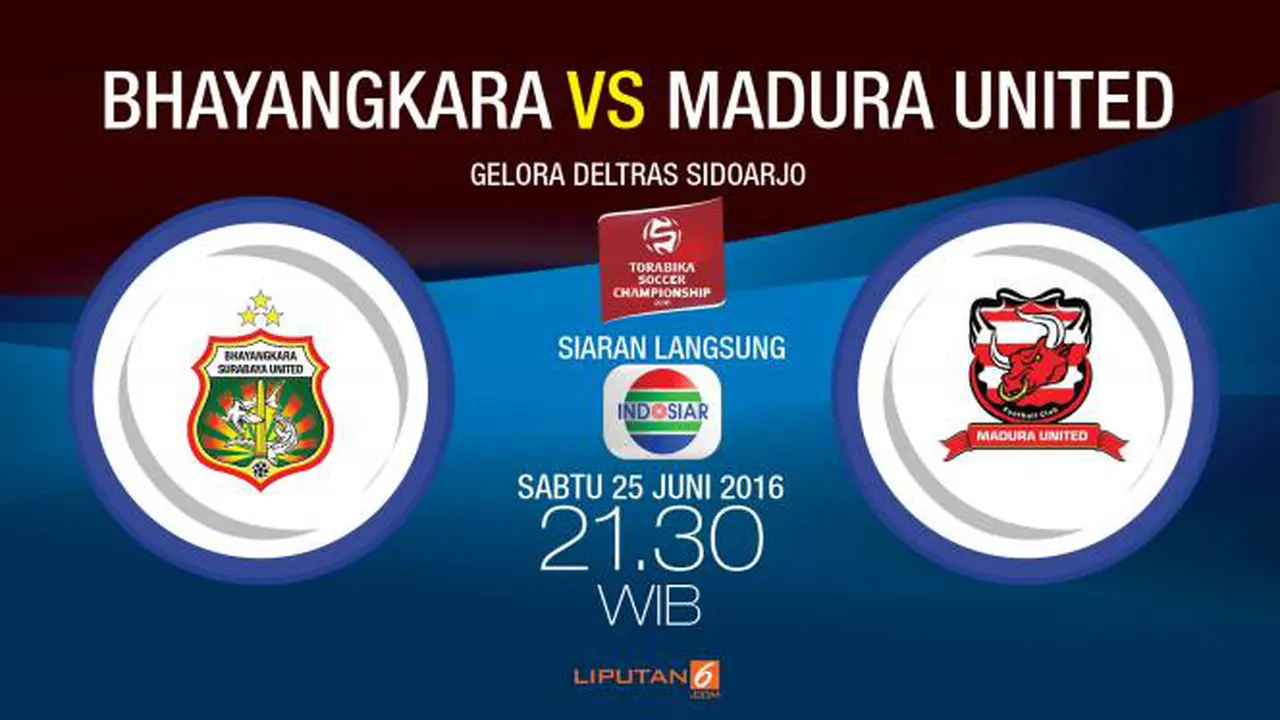 Bhayangkara Surabaya United Vs Madura United