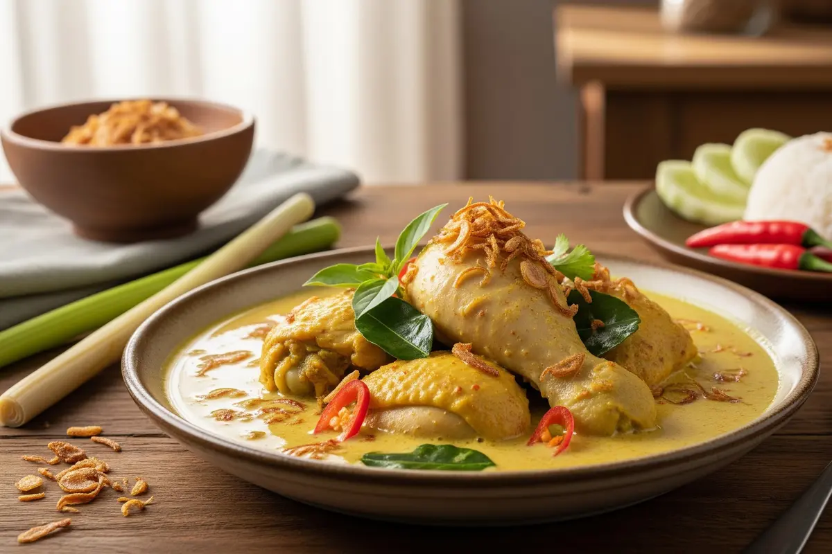 Opor Ayam Tanpa Santan