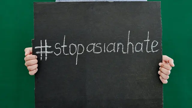 Ilustrasi #stopasianhate (pexels)