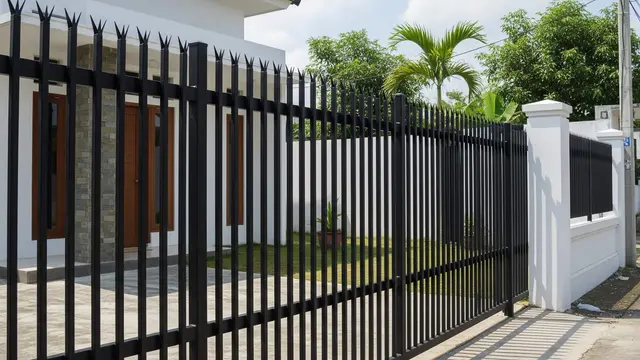 Pagar Rumah Anti Maling Berbahan Hollow Galvanis Kuat