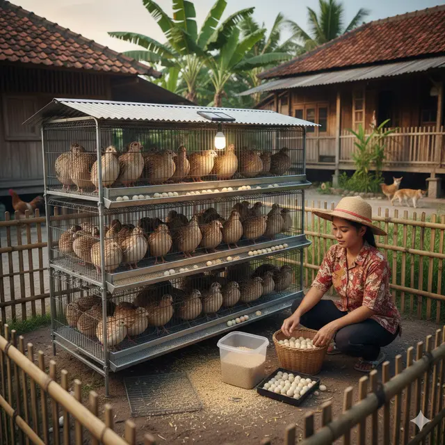 Model Ternak Hemat Lahan 1x1 Meter di Desa