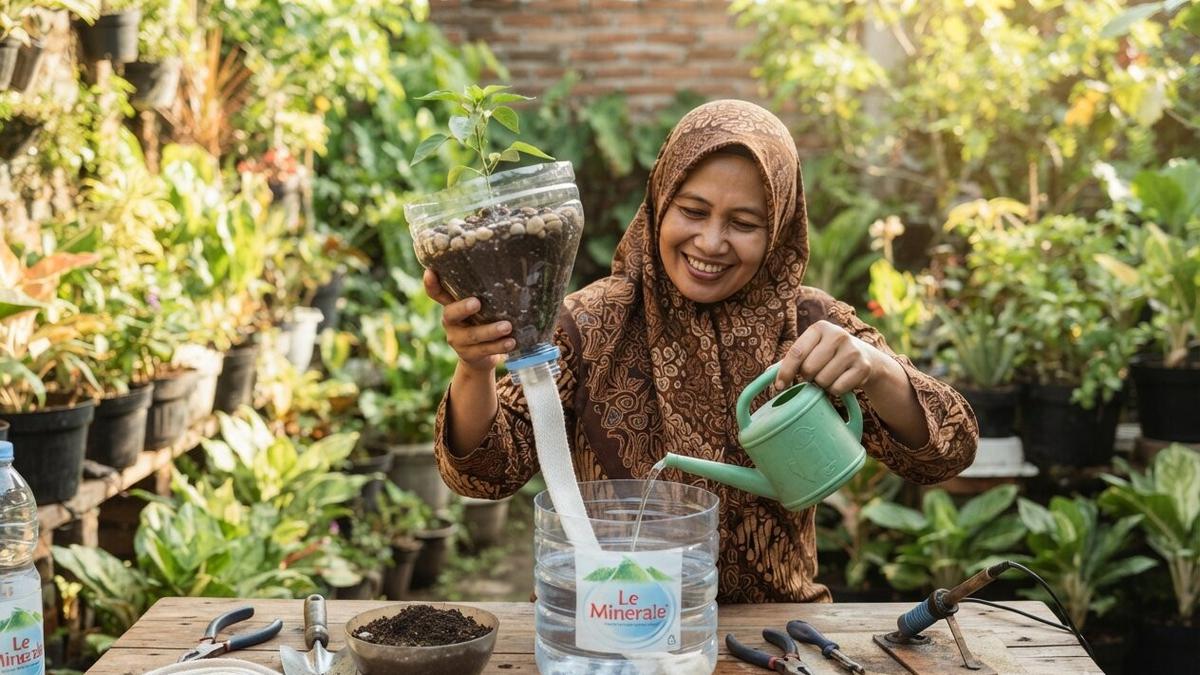 Cara Membuat Galon Bekas Menjadi Pot Self-Watering, 6 Langkah Cerdas Siram Tanaman