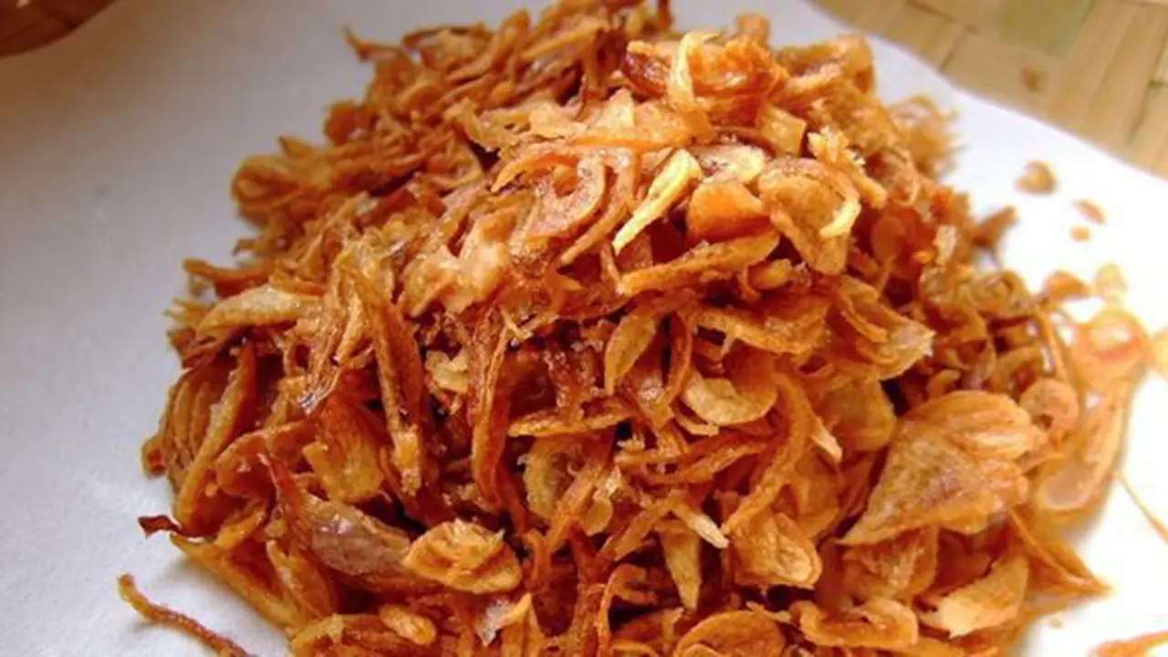 Bawang goreng renyah/copyright: resephariini