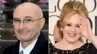Phil Collins Garap Proyek Musik Bareng Adele