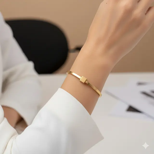 7 Model Gelang Emas 2 Gram Satin Finish yang Sedang Tren 2025, Elegan dan Minimalis untuk Setiap Gaya