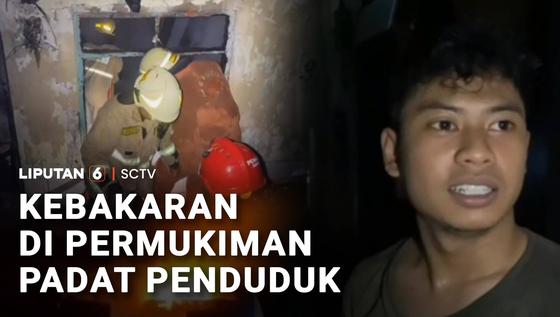 Diduga Korsleting Listrik, Enam Rumah di Jakarta Barat Ludes Dilalap Api