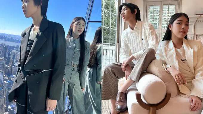 10 Potret Gaya Fashion Edgy Mischka-Devon yang jadi Idola Remaja