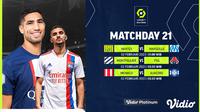 Siaran Langsung Ligue 1 2022/23 Matchweek 21 di Vidio 2 sampai 6 Februari 2023 : PSG Vs Montpellier