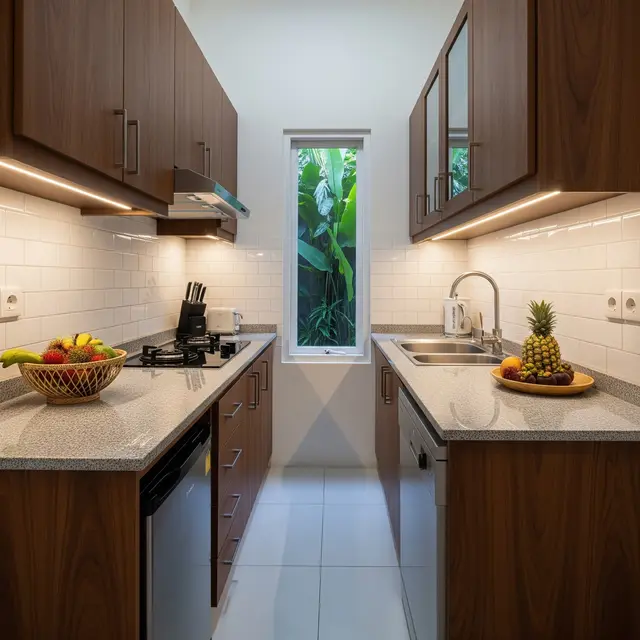 9 Desain Dapur Sempit Memanjang, Solusi Fungsional Hunian Modern