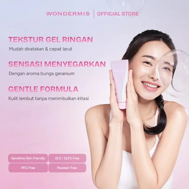 WONDERMIS Geranium Gel Cleanser. WONDERMIS