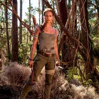 Alicia Vikander di film Tomb Raider. (Warner Bros)