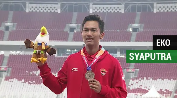 Berita video Eko Syahputra sukses mendpatkan medali perak di Asian Para Games 2018.