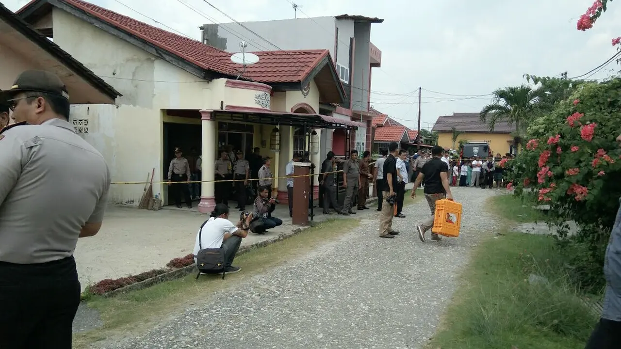 Kediaman terduga teroris di Riau