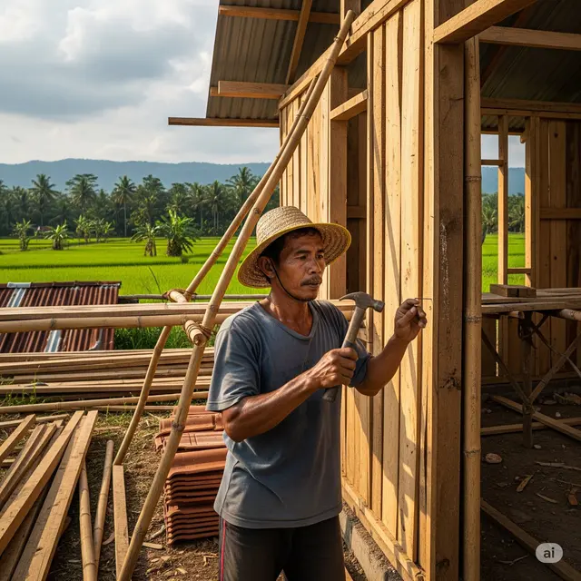 Rincian Biaya Material & Tenaga Kerja