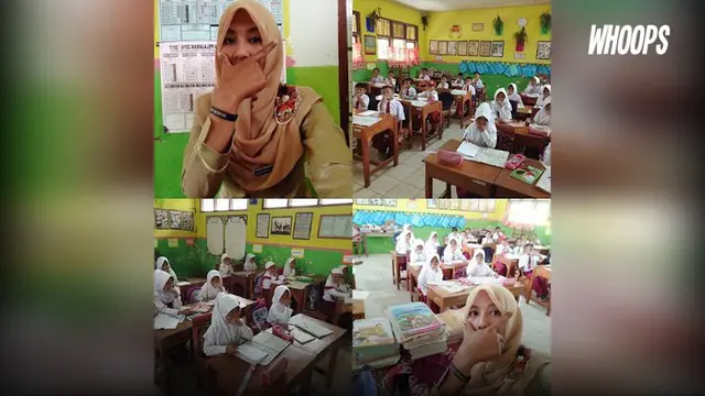 WHOOPS: Inilah Guru Cantik Asal Brebes yang Mencuri Perhatian Pesepakbola Dunia