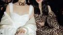 Son Naeun pun hadir di fashion show Dolce & Gabbana. Ia hadir mengenakan setelah motif leopard. @ireneisgood