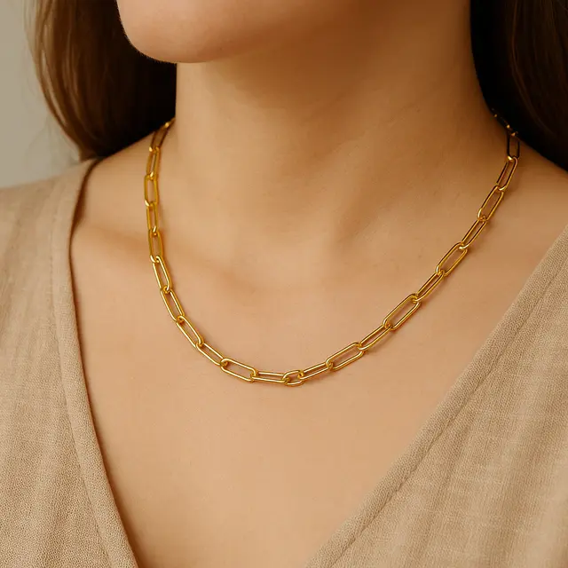 Model Kalung Emas 3 Gram Terbaru untuk Leher Pendek