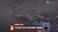 Jepang seketika lumpuh akibat terjangan angin topan berkekuatan tinggi, sedikitnya delapan orang tewas, dan lebih dari 100 orang terluka akibat topan Jebi.