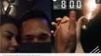 Keduanya seperti memamerkan momen makan malam romantis mereka.