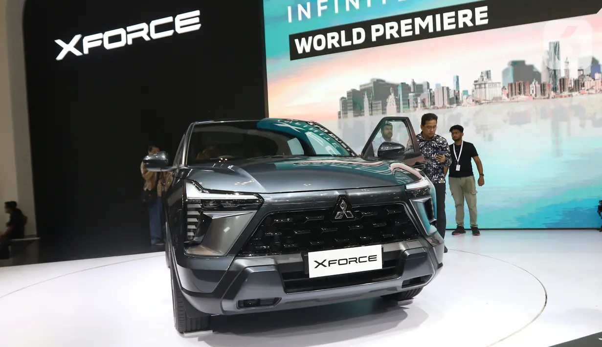 Mitsubishi Xforce diproduksi di fasilitas Mitsubishi Motors Krama Yudha Indonesia, Bekasi, Jawa Barat, dan akan menjadi pilihan menarik bagi penggemar mobil di wilayah Asia Tenggara serta pasar-pasar global seperti Asia Selatan, Amerika Latin, Timur Tengah, dan Afrika. (Liputan6.com/Angga Yuniar)