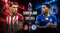 Cover Liga Inggris - Sunderland Vs Chelsea: Granit Xhaka dan Enzo Fernandez. (Chatgpt/Bola.com)