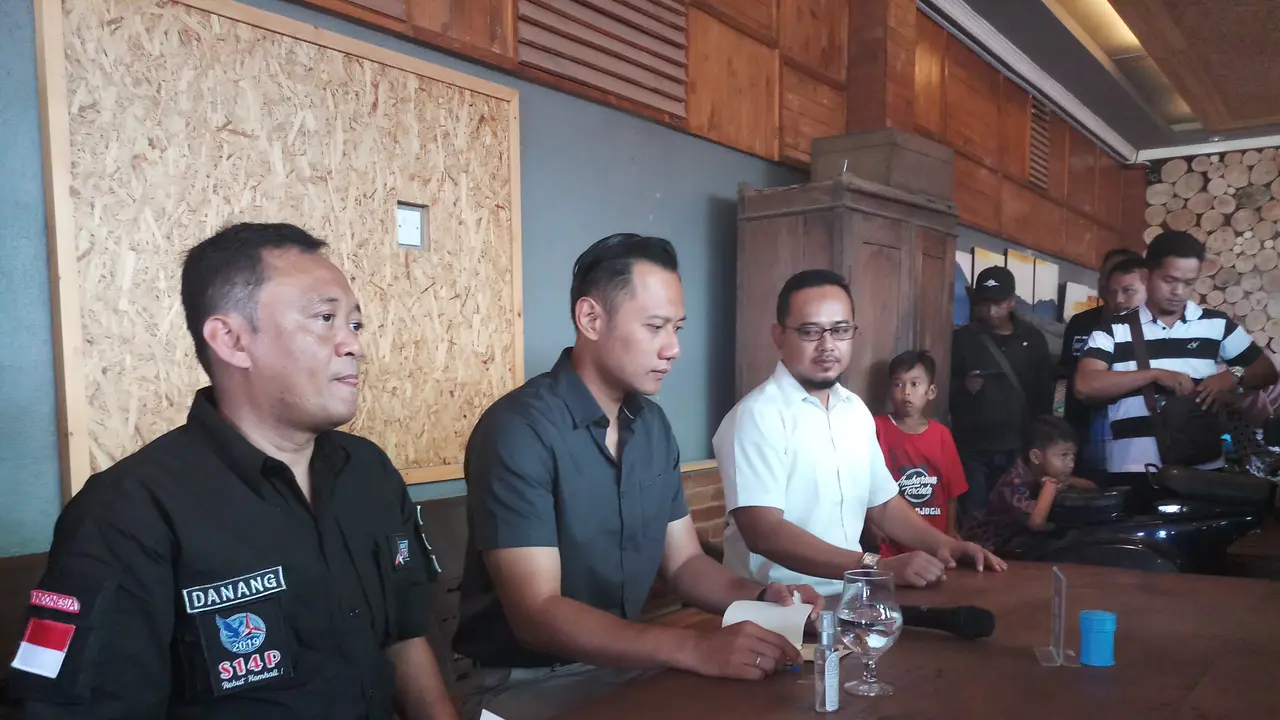 Komandan Komando Satuan Tugas Bersama Partai Demokrat, Agus Harimurti Yudhoyono atau AHY