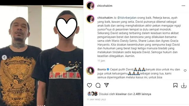 David Latumahina (Foto: Instagram/@chicohakim)