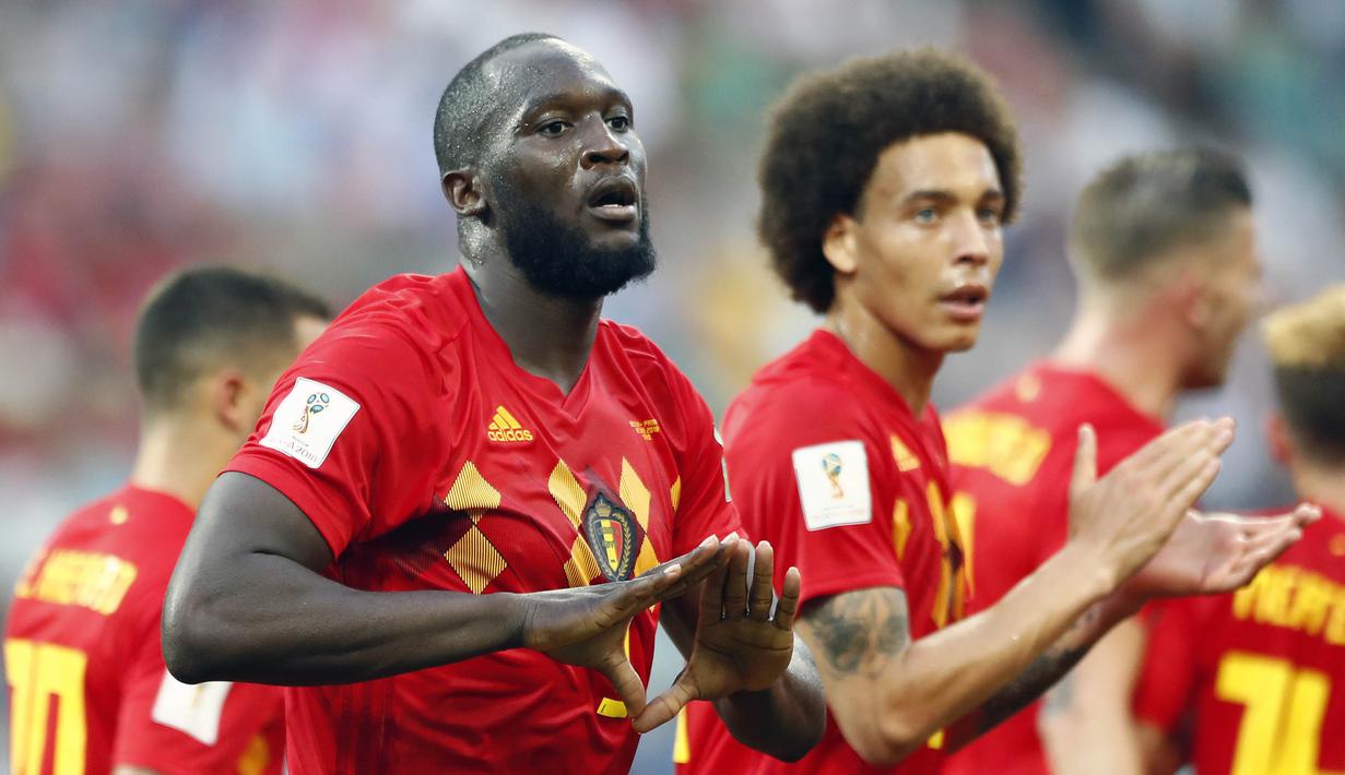 FOTO Romelu Lukaku Gemilang Belgia Bungkam Panama Pesta Bola