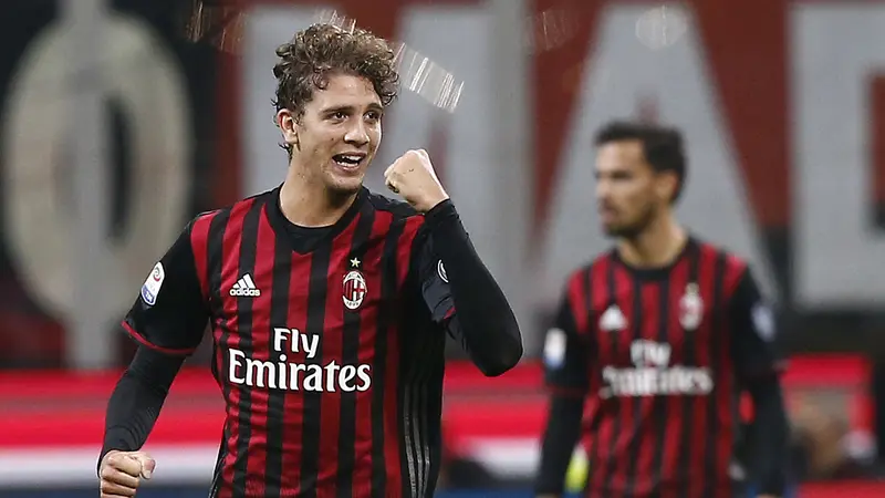 Gelandang muda AC Milan, Manuel Locatelli. 