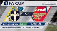 Piala FA_Sutton United Vs Arsenal (Bola.com/Adreanus Titus)