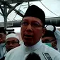 Menteri Agama Lukman Hakim Saifuddin mengecek persiapan Arafah, Mudzalifah dan Mina (Armina). (Liputan6.com/Wawan Rubiyanto)