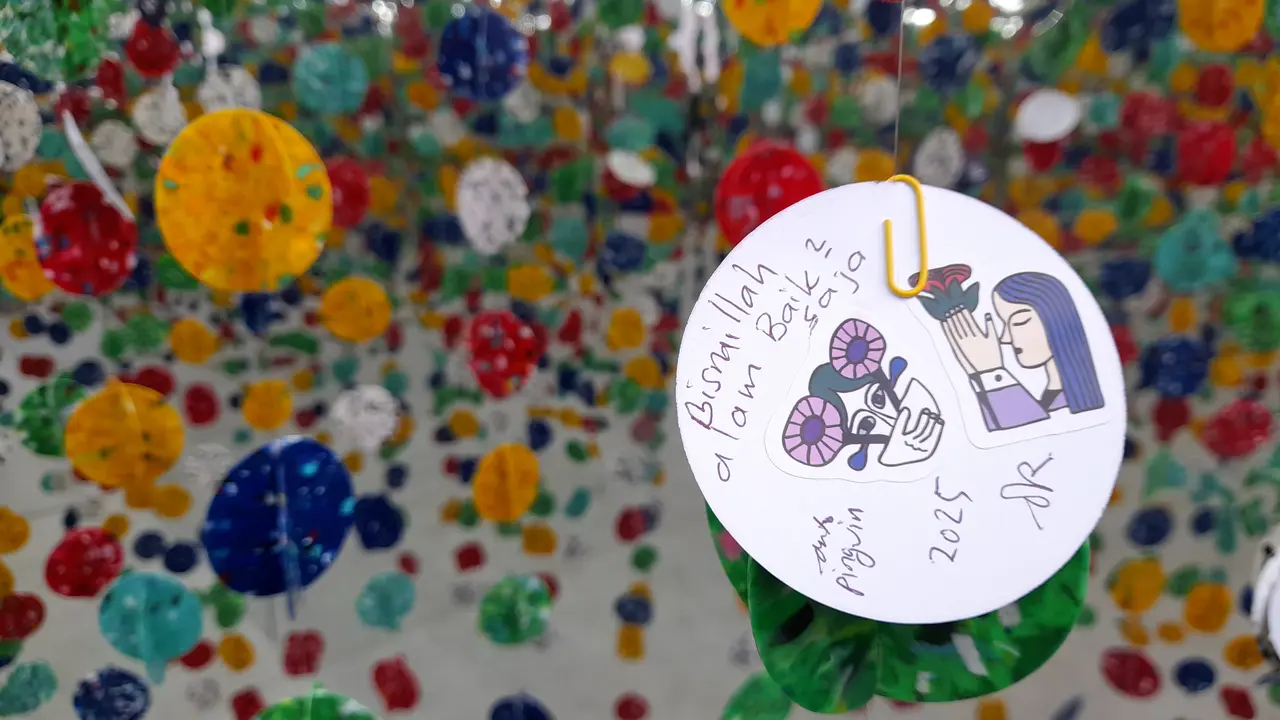A Flower for The Future di Art Jakarta Gardens 2025, Saat Menggantung Doa dan Harapan di Karya Seni