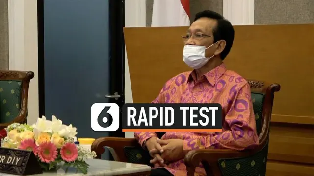 Gubernur Daerah Istimewa Yogyakarta Sri Sultan Hamengkubuwono X mewajibkan warga pendatang luar daerah yang masuk ke wilayahnya untuk melakukan rapid test antigen. Hal ini sebagai upaya antisipasi lonjakan kasus Covid-19 di Yogyakarta.