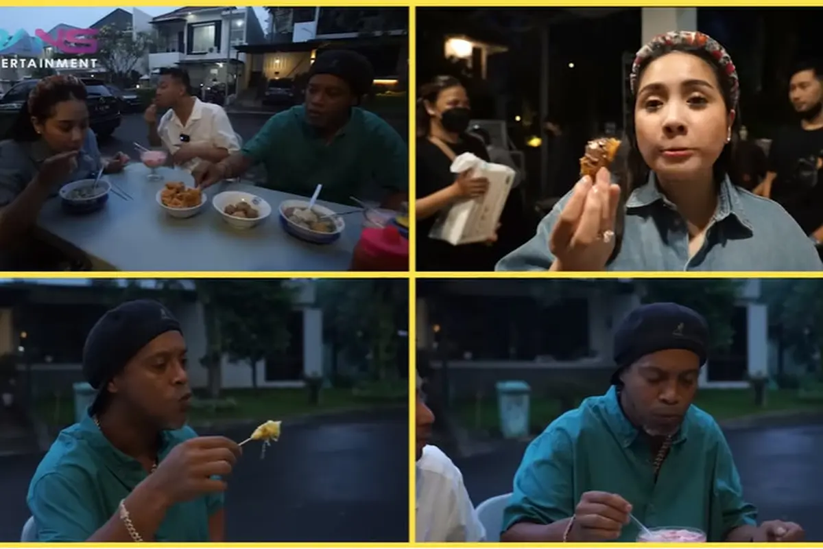 [Fimela] Ronaldinho dan Raffi Ahmad