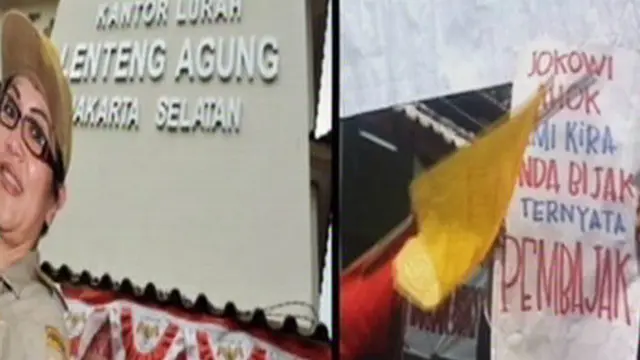 Demo Warga Tuntut Lurah Susan Diganti